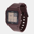 Youth Unisex Quartz Purple Dial Digital Resin Watch D313