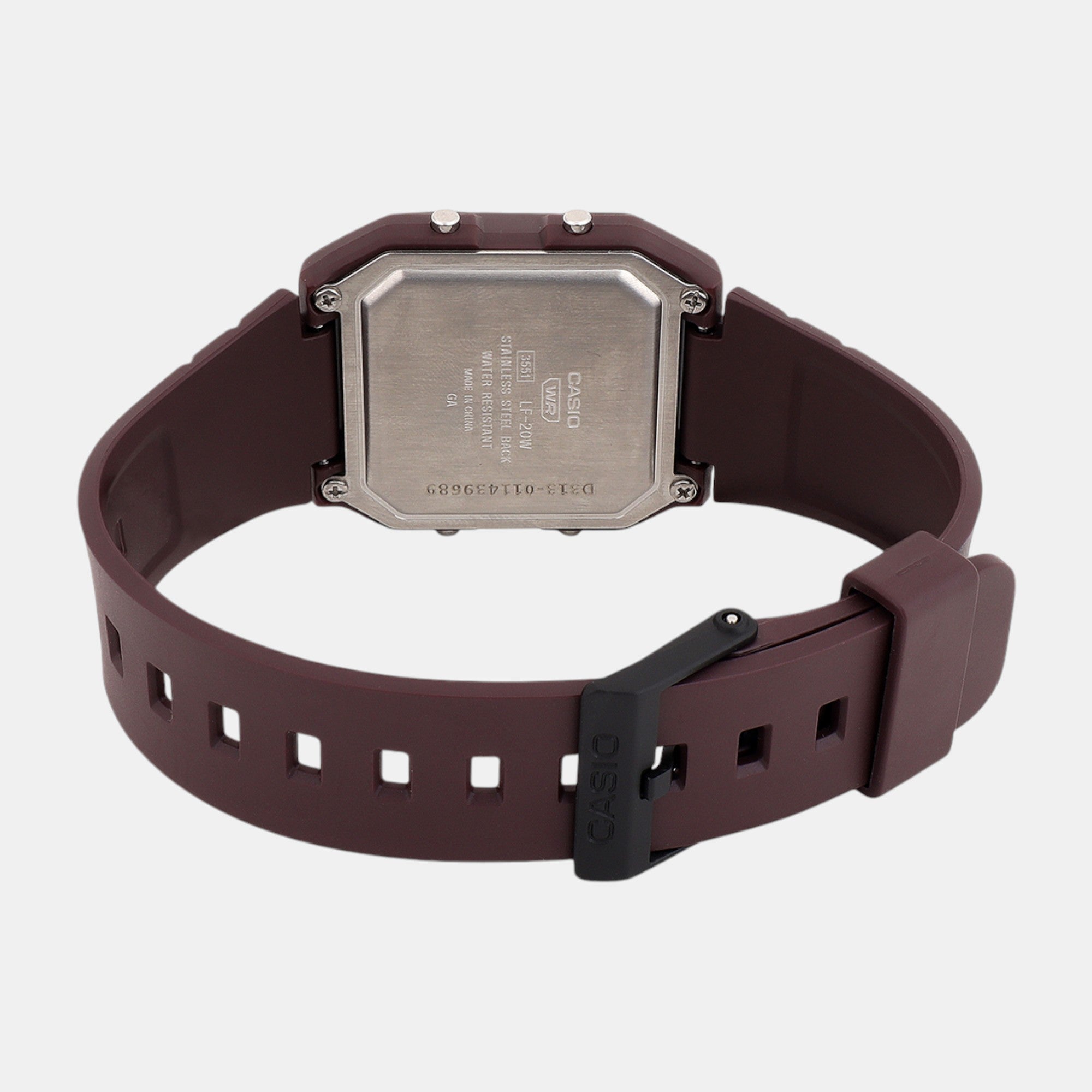 Youth Unisex Quartz Purple Dial Digital Resin Watch D313