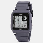 Youth Unisex Quartz Dark Grey Dial Digital Resin Watch D314