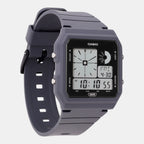 Youth Unisex Quartz Dark Grey Dial Digital Resin Watch D314