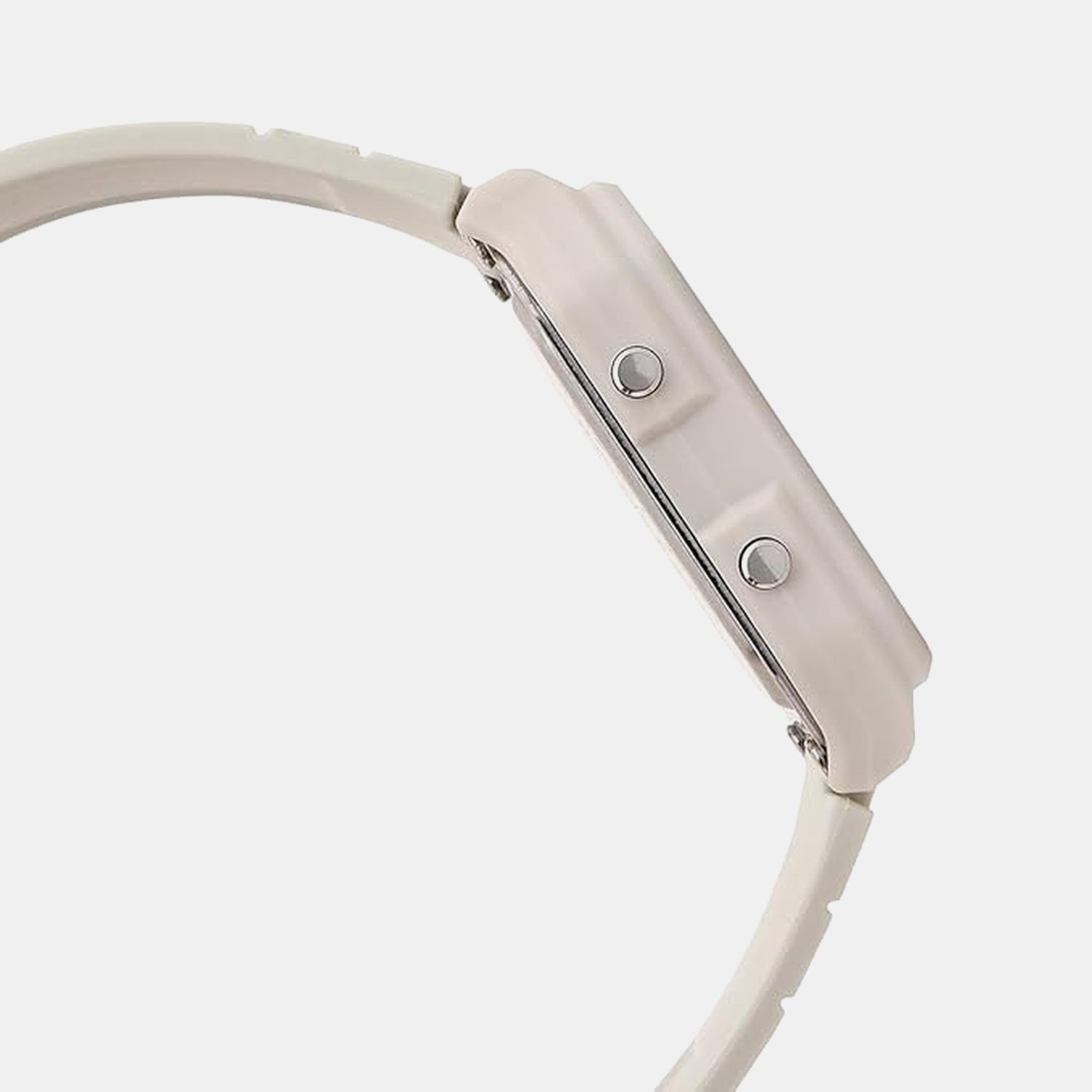 Youth Unisex Quartz Cream Dial Digital Resin Watch D315