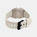Youth Unisex Quartz Cream Dial Digital Resin Watch D315