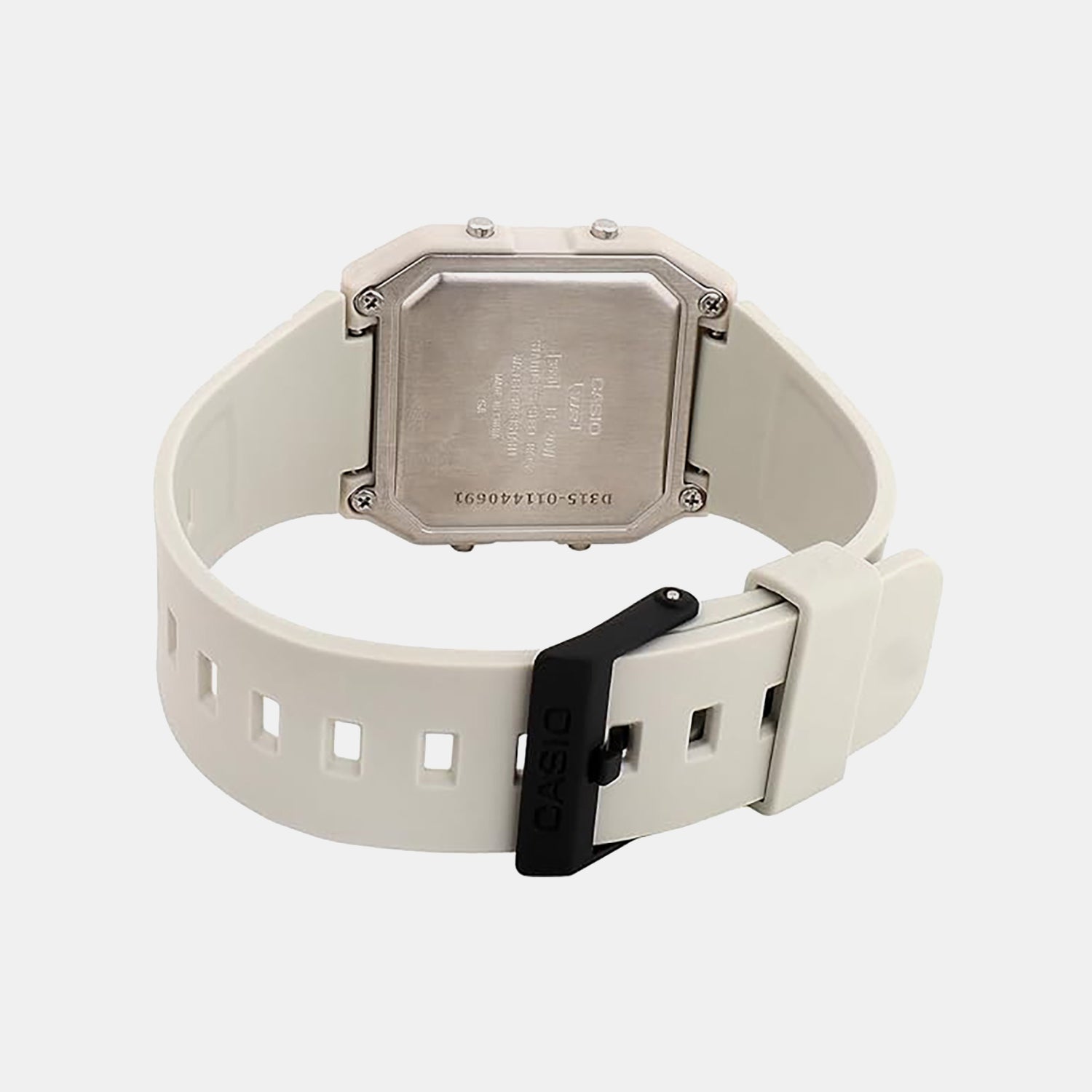 Youth Unisex Quartz Cream Dial Digital Resin Watch D315