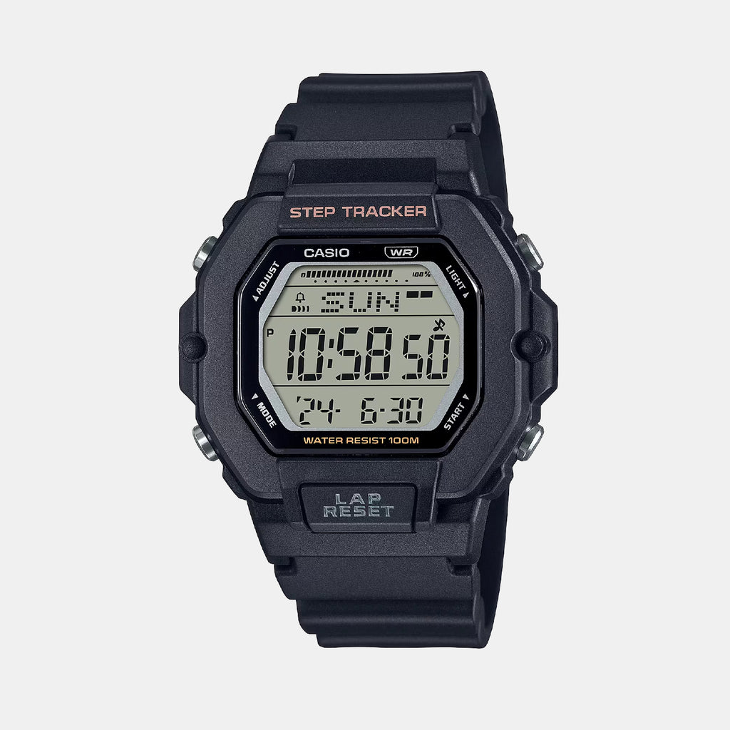 Youth Unisex Quartz Black Dial Digital Resin Watch D316