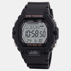 Youth Unisex Quartz Black Dial Digital Resin Watch D316
