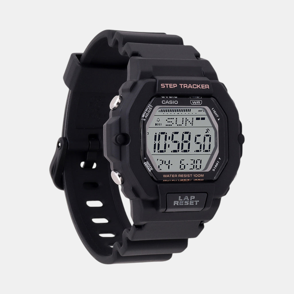 Youth Unisex Quartz Black Dial Digital Resin Watch D316