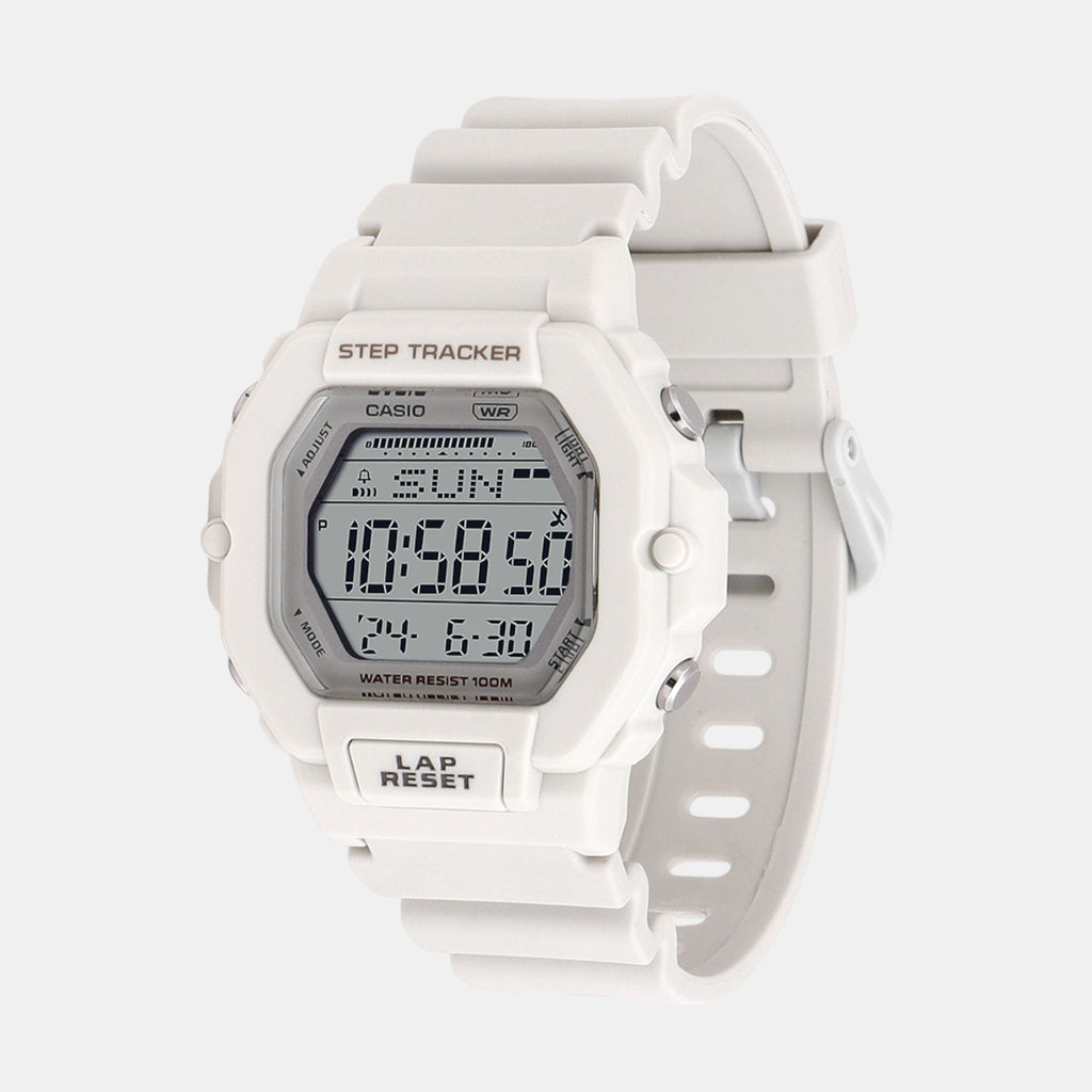 Youth Unisex Quartz White Dial Digital Resin Watch D318