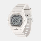 Youth Unisex Quartz White Dial Digital Resin Watch D318