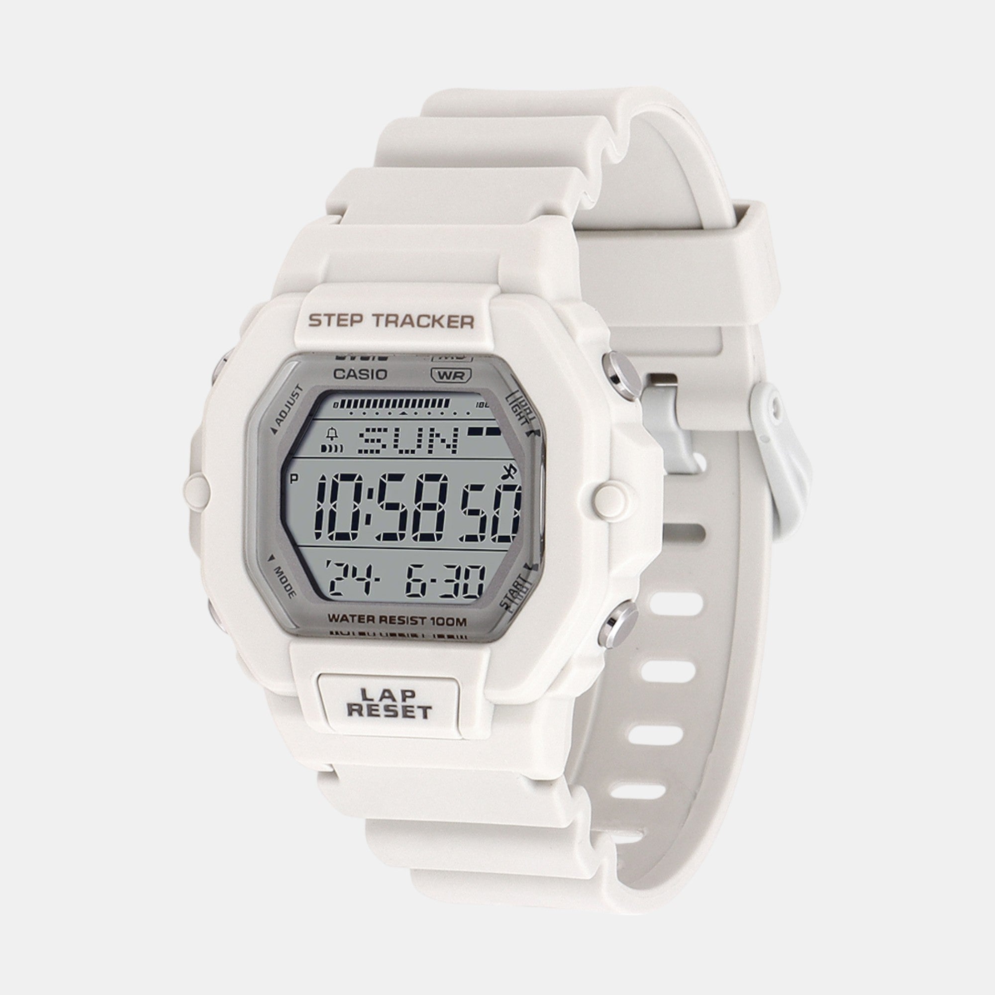 Youth Unisex Quartz White Dial Digital Resin Watch D318