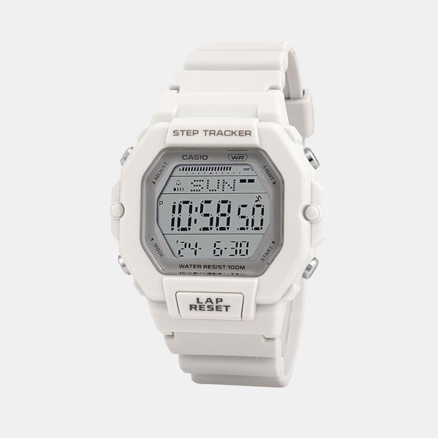 Youth Unisex Quartz White Dial Digital Resin Watch D318
