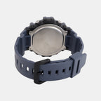 Youth Men Quartz Navy Blue Dial Digital Resin Watch D319