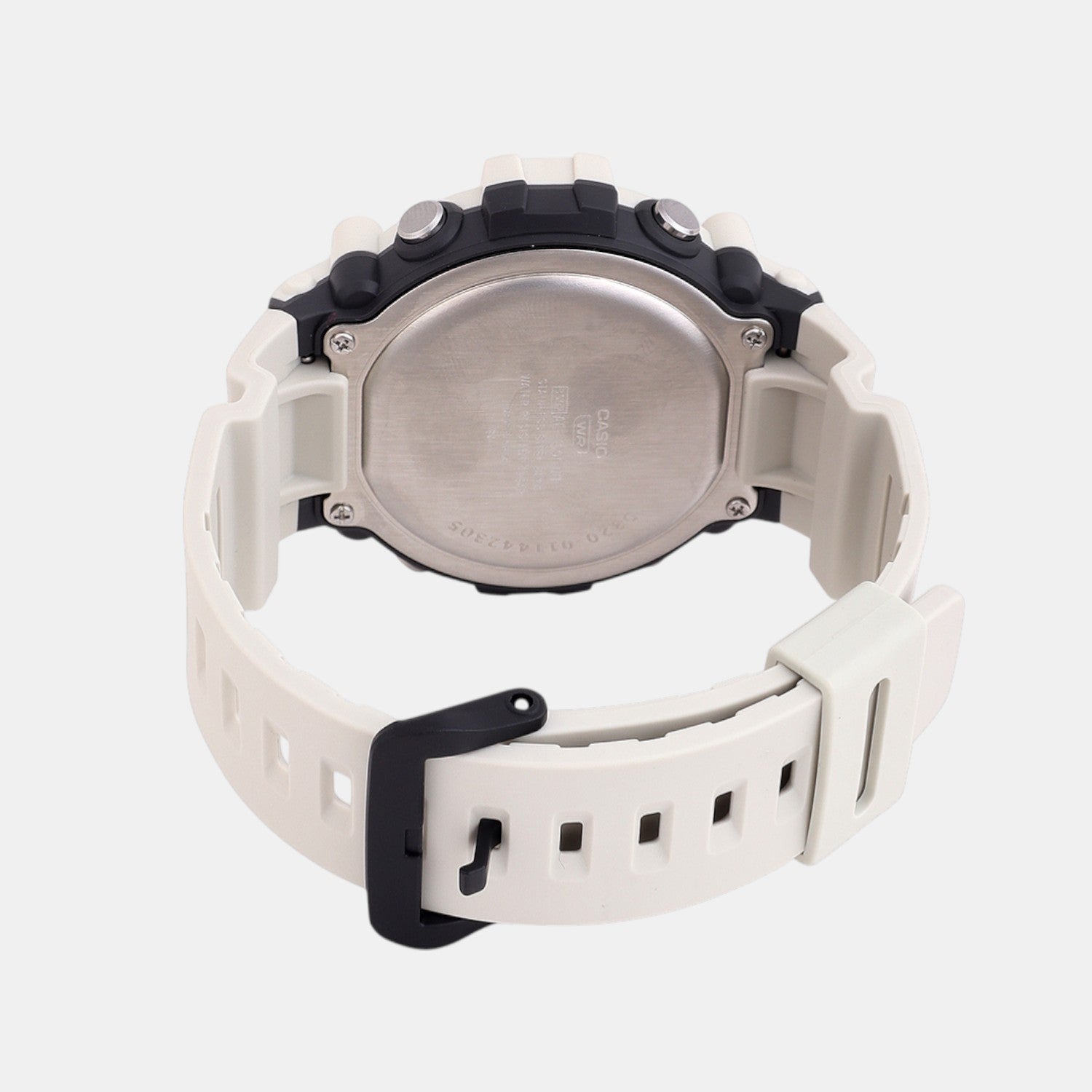 Youth Men Quartz White Dial Digital Resin Watch D320