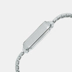 Vintage Unisex Quartz Silver Dial Digital Stainless Steel Watch D321