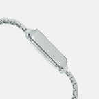 Vintage Unisex Quartz Silver Dial Digital Stainless Steel Watch D321