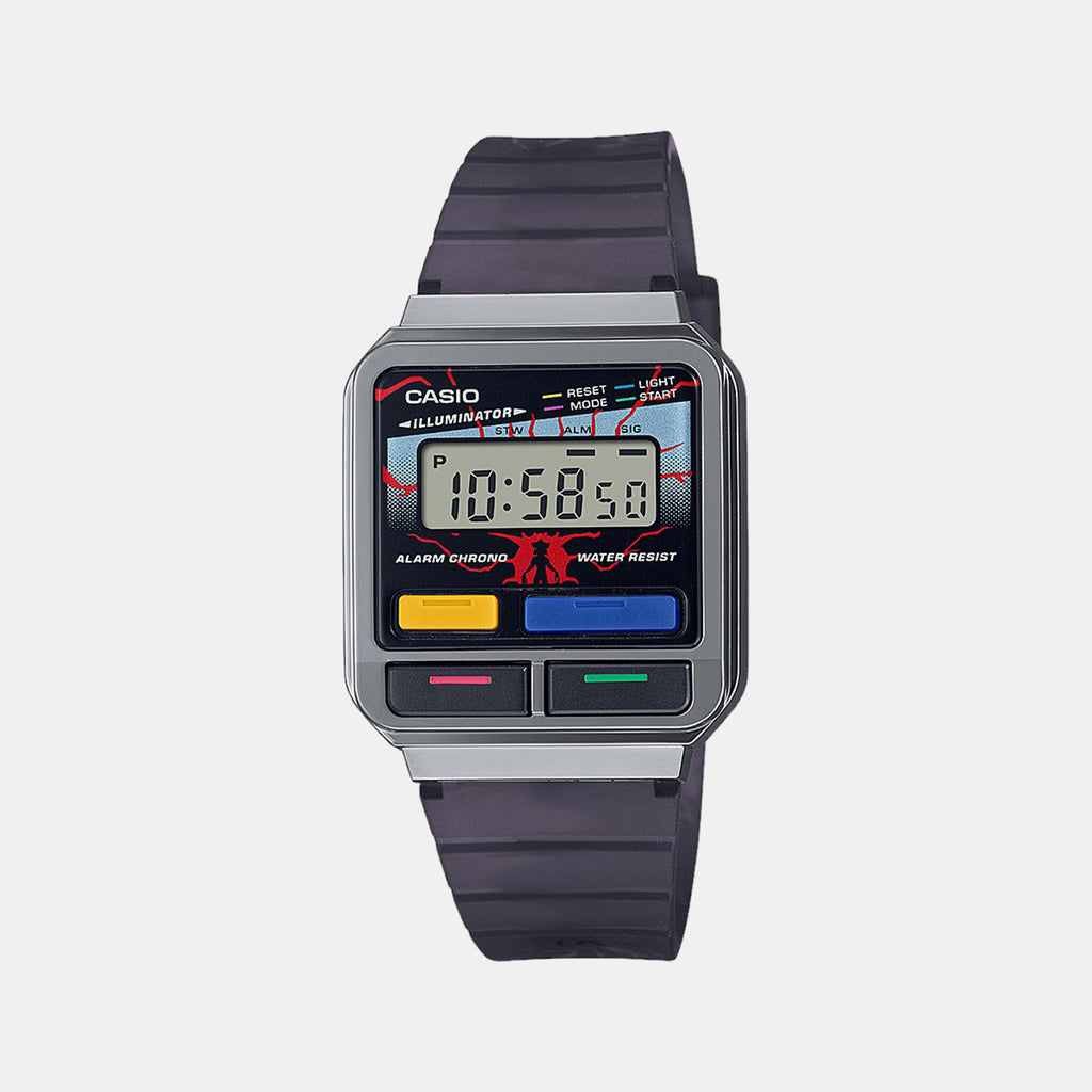 Casio Rectangular Black Digital watch