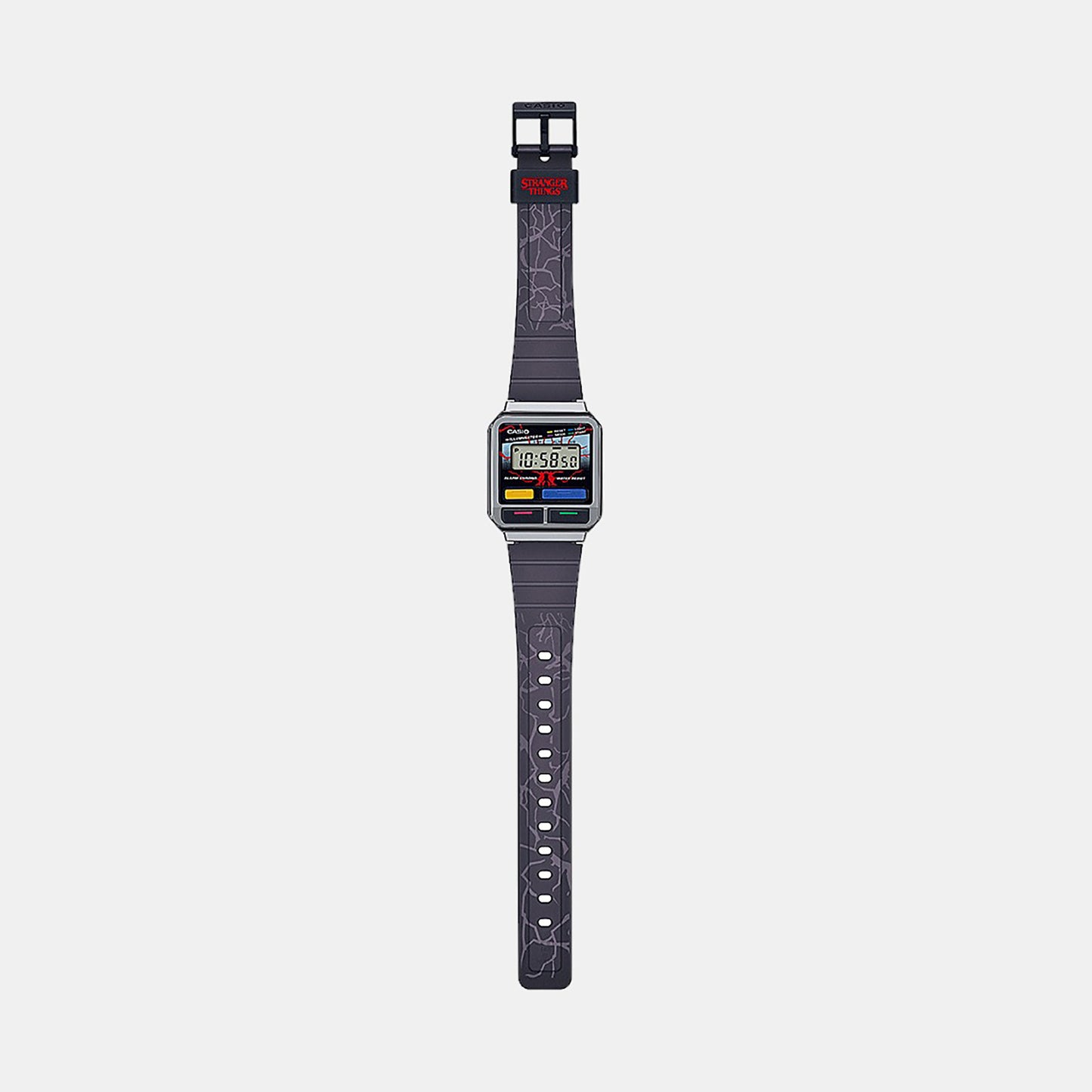 Vintage Unisex Black Digital Stainless Steel Watch D324