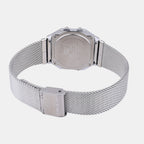 Vintage Unisex Quartz Black Dial Digital Mesh Watch D329