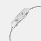 Vintage Unisex Quartz Grey Dial Digital Stainless Steel Watch D330