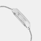 Vintage Unisex Quartz Grey Dial Digital Stainless Steel Watch D330