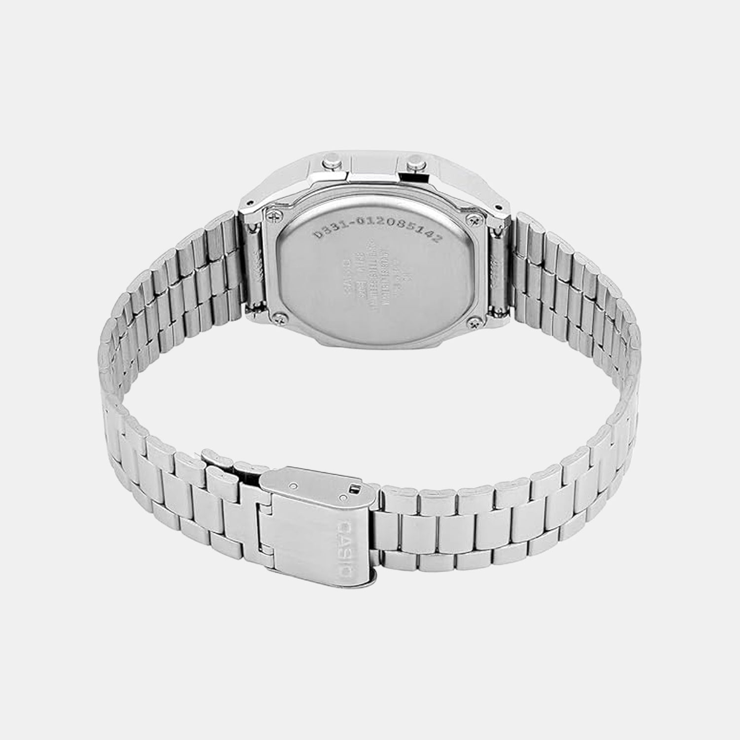 Vintage Unisex Quartz Brown Dial Digital Stainless Steel Watch A168WA-5AYDF D331