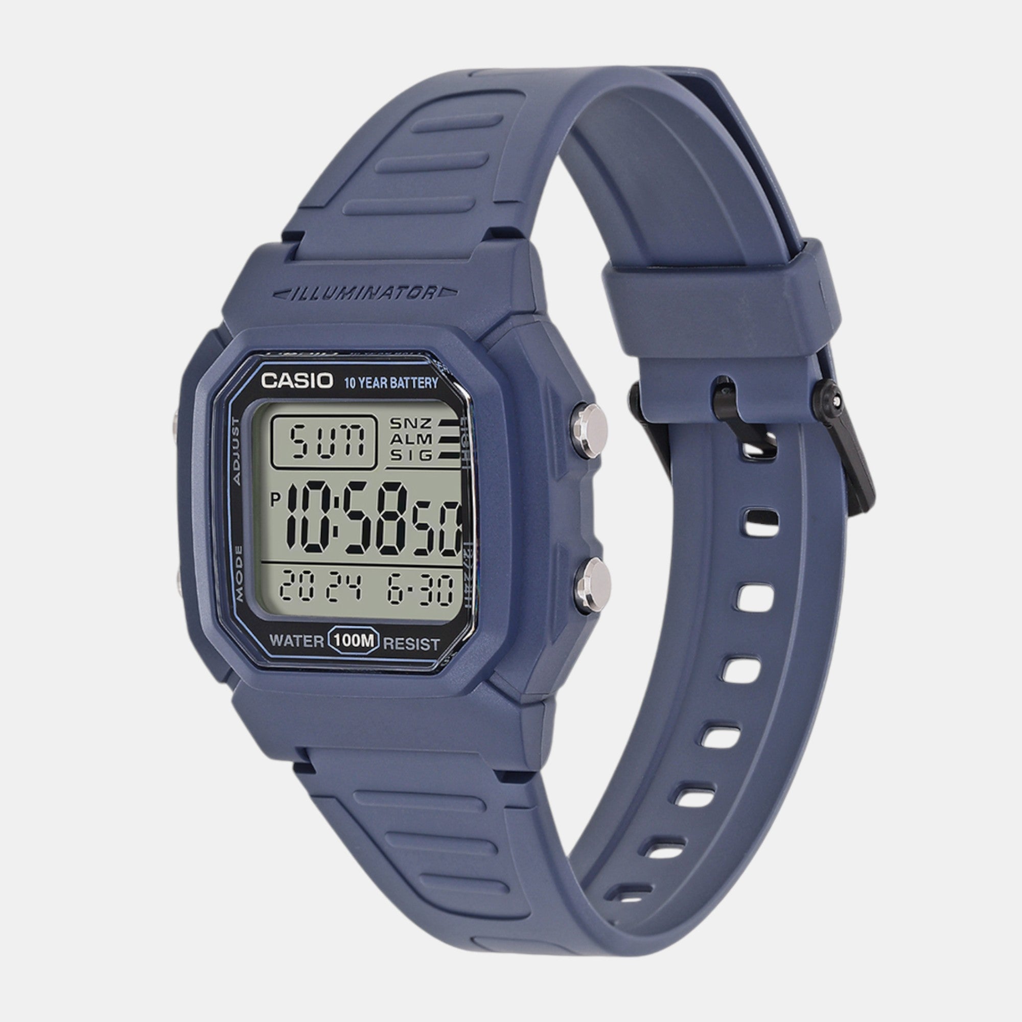 Youth Unisex Quartz Black Dial Digital Resin Watch D333