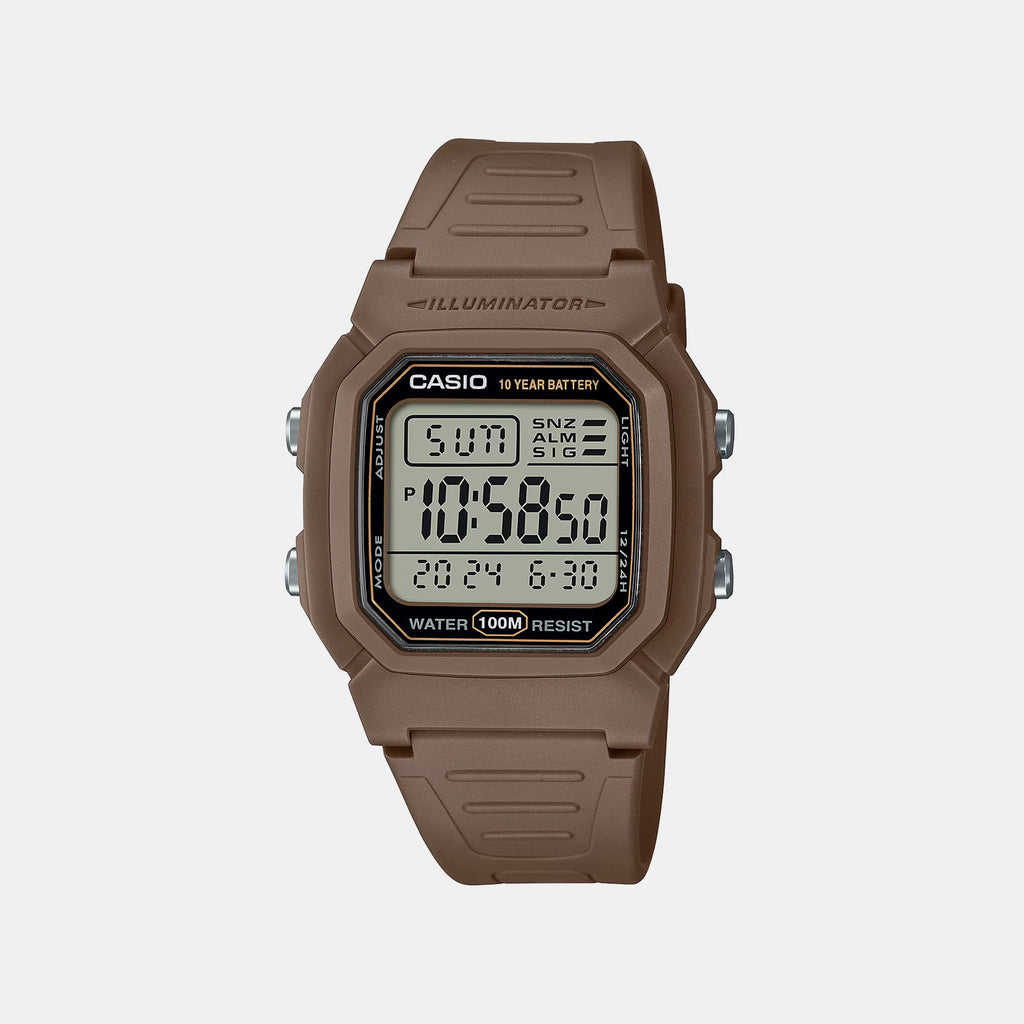 Youth Unisex Quartz Black Dial Digital Resin Watch D334