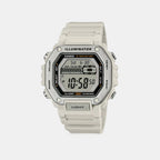 Youth Unisex Quartz Cream Dial Digital Resin Watch D348