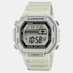 Youth Men Quartz Cream Dial Digital Resin Watch D348