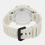 Youth Men Quartz Cream Dial Digital Resin Watch D348