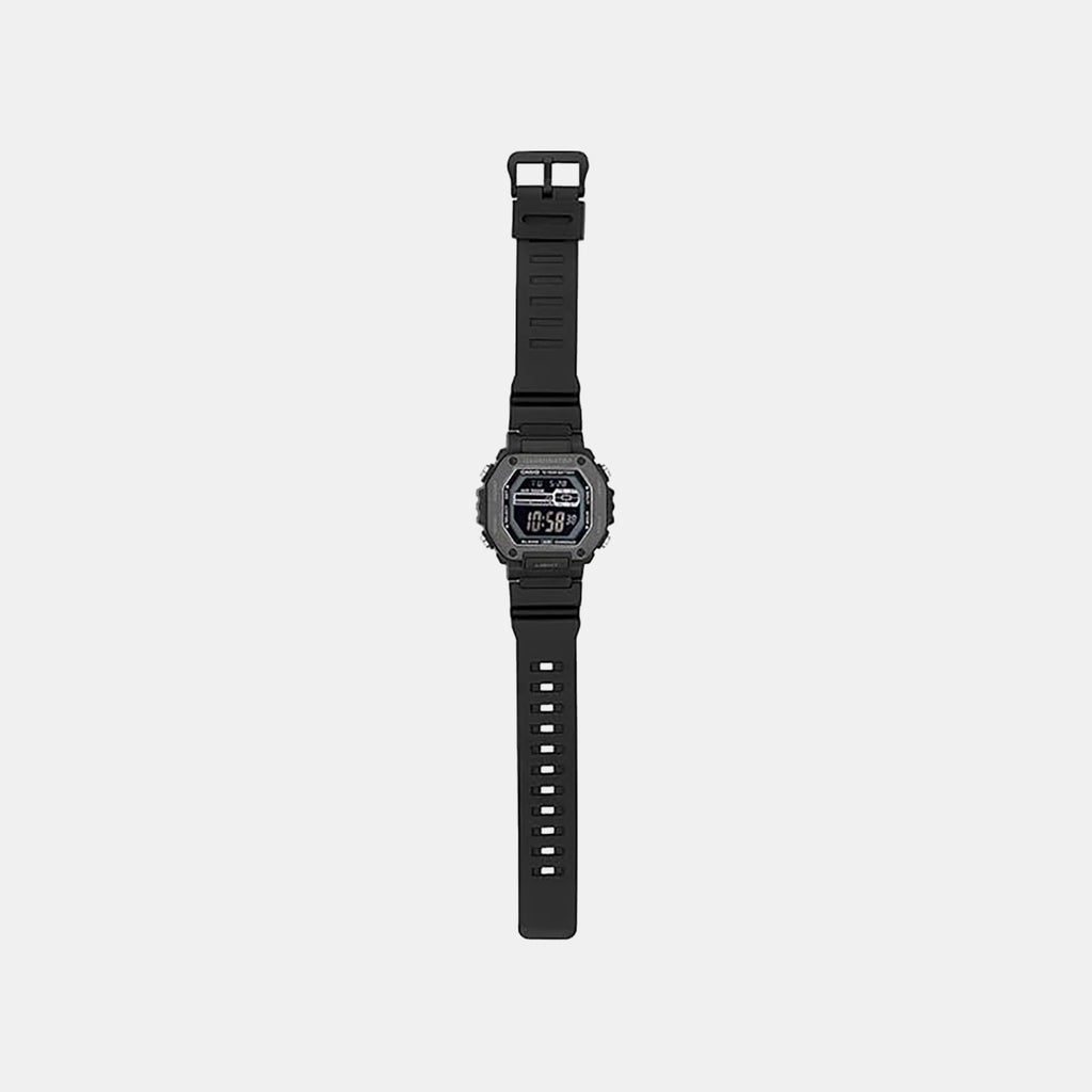 Youth Men Quartz Black Dial Digital Resin Watch D349