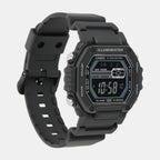 Youth Men Quartz Black Dial Digital Resin Watch D349