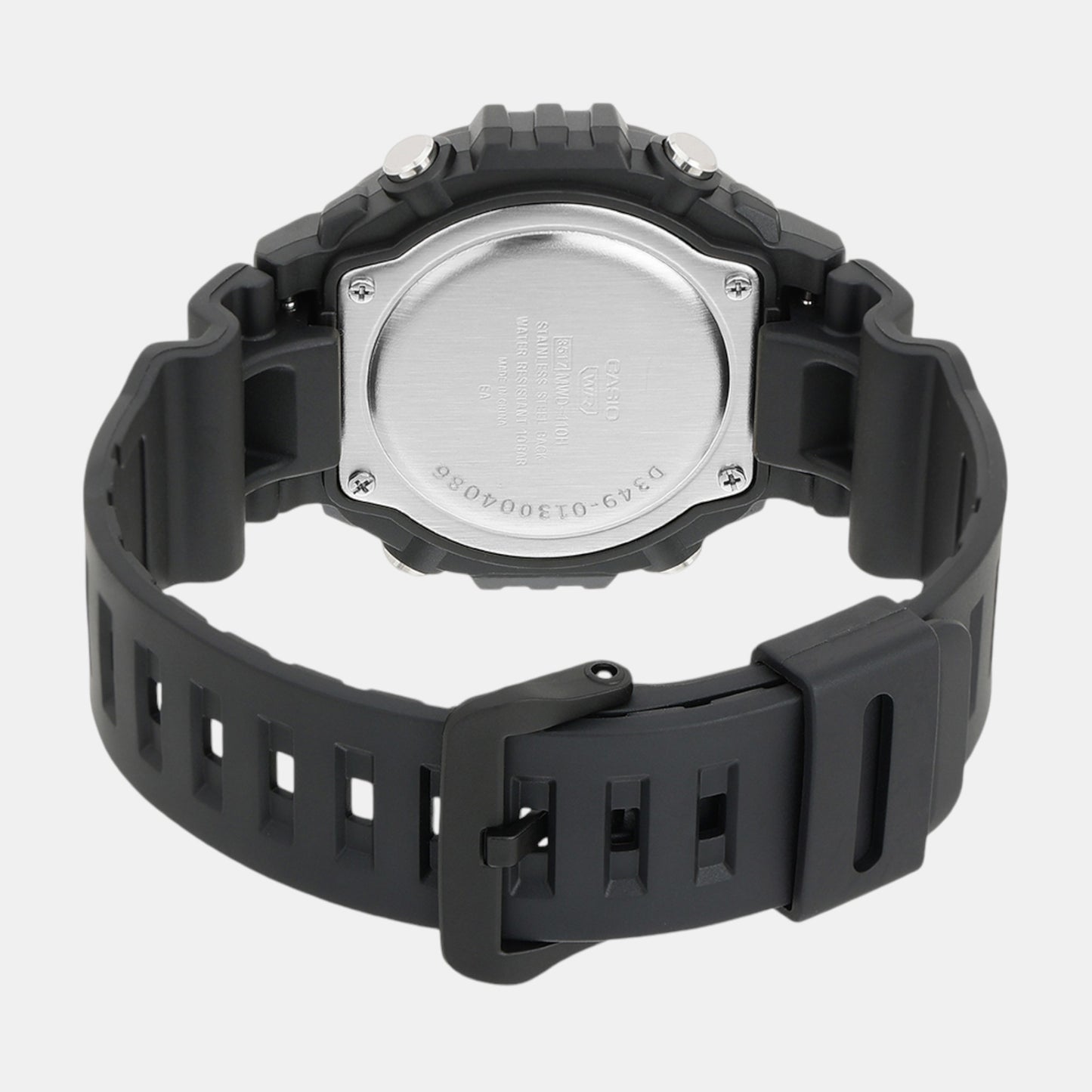 Youth Men Quartz Black Dial Digital Resin Watch D349