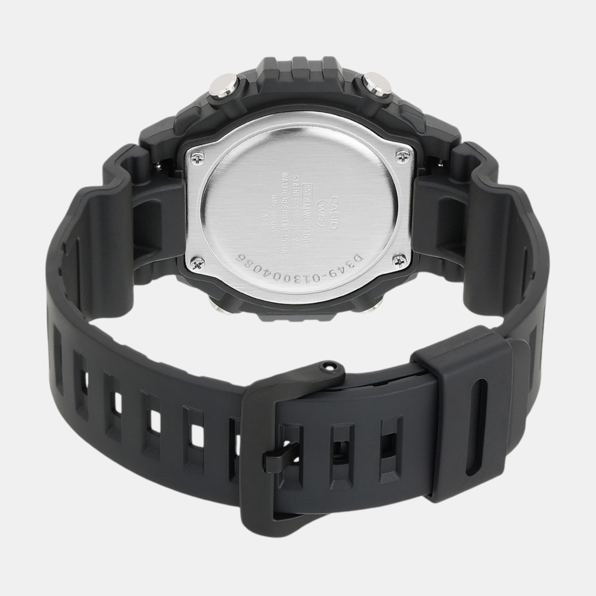Youth Men Quartz Black Dial Digital Resin Watch D349