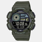 Youth Men Quartz Dark Grey Dial Digital Resin Watch D350