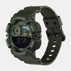 Youth Men Quartz Dark Grey Dial Digital Resin Watch D350
