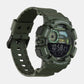 Youth Men Quartz Dark Grey Dial Digital Resin Watch D350