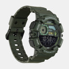 Youth Men Quartz Dark Grey Dial Digital Resin Watch D350