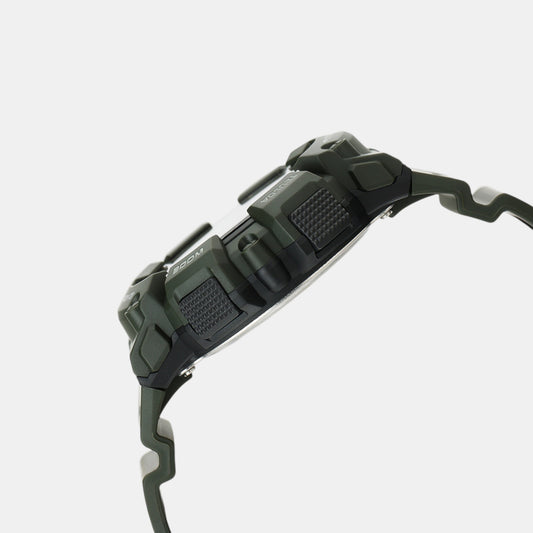 Youth Men Quartz Dark Grey Dial Digital Resin Watch D350