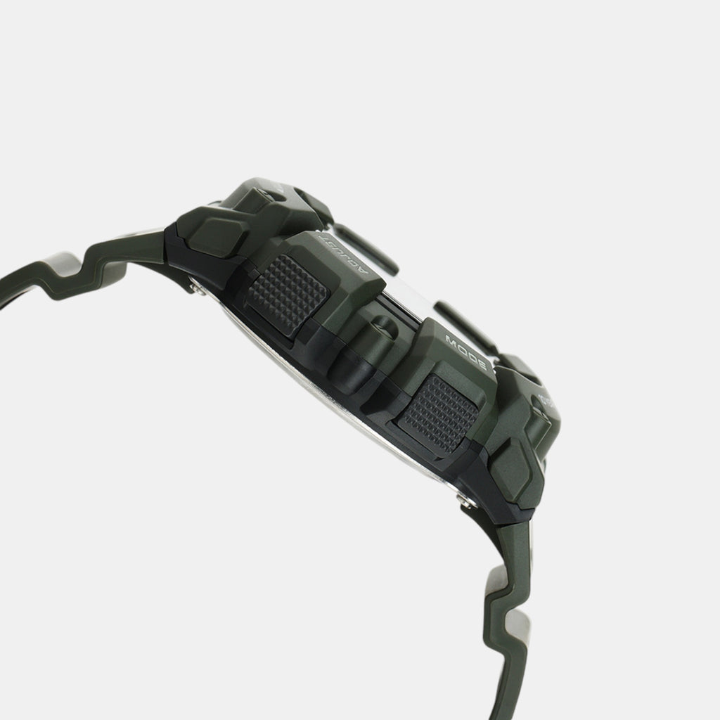 Youth Men Quartz Dark Grey Dial Digital Resin Watch D350