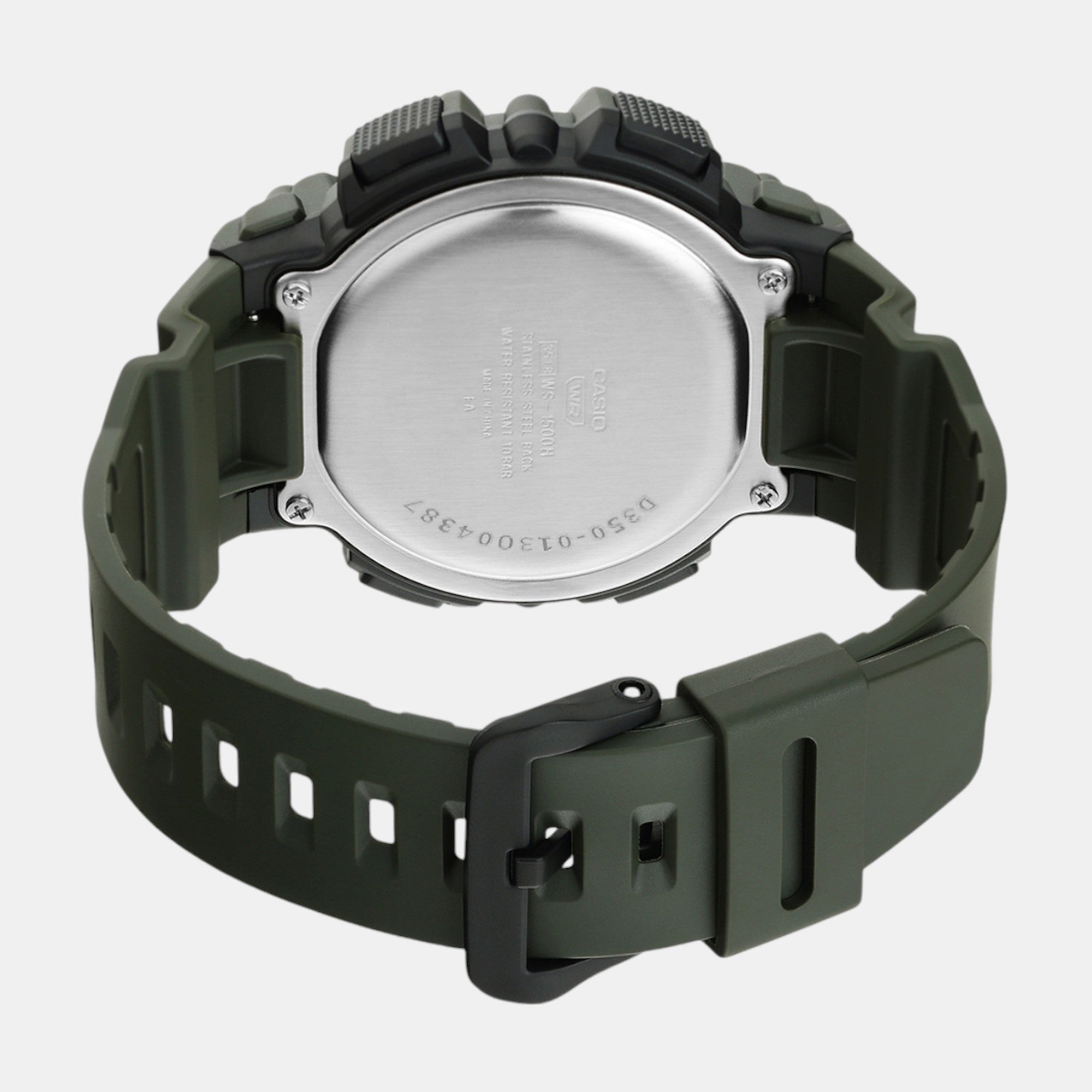 Youth Men Quartz Dark Grey Dial Digital Resin Watch D350