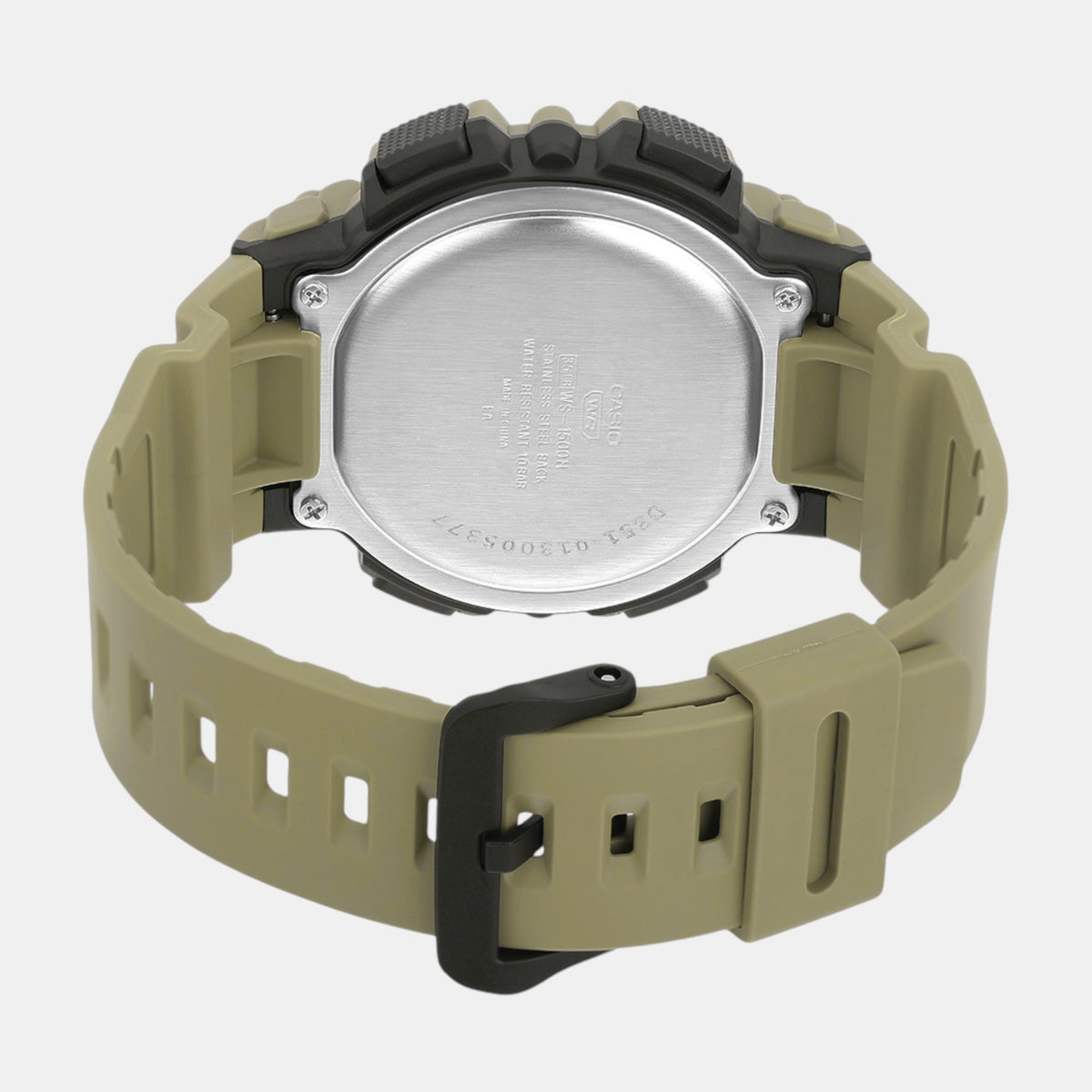 Youth Men Quartz Brown Dial Digital Resin Watch D351