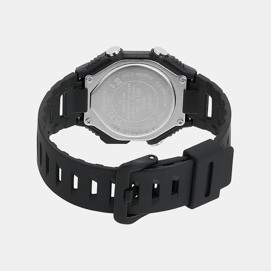 Youth Unisex Quartz Black Dial Digital Resin Watch D352