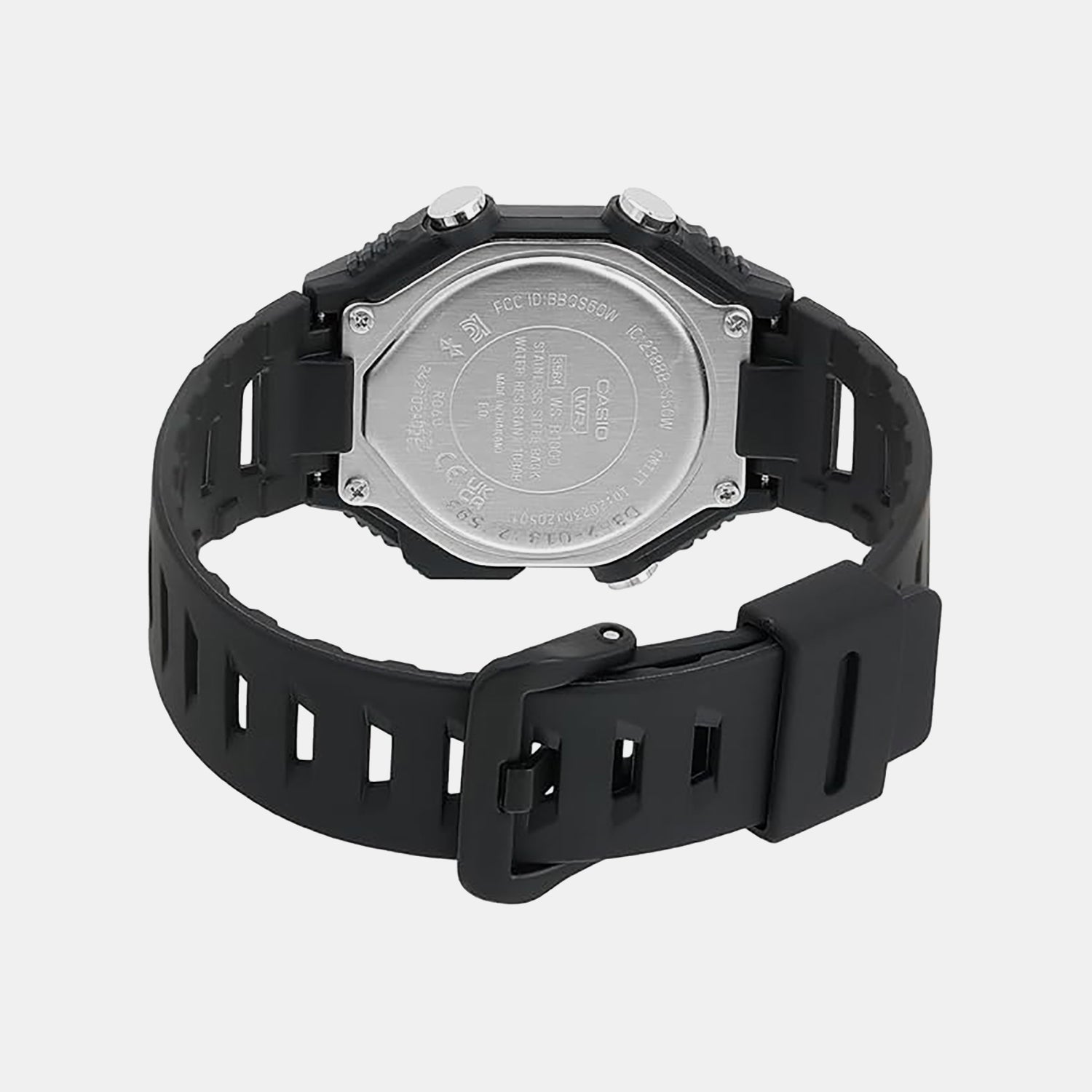 Youth Unisex Quartz Black Dial Digital Resin Watch D352