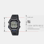 Youth Men Quartz Black Dial Digital Resin Watch D352