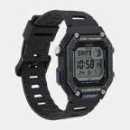 Youth Men Quartz Black Dial Digital Resin Watch D352