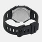 Youth Men Quartz Black Dial Digital Resin Watch D352