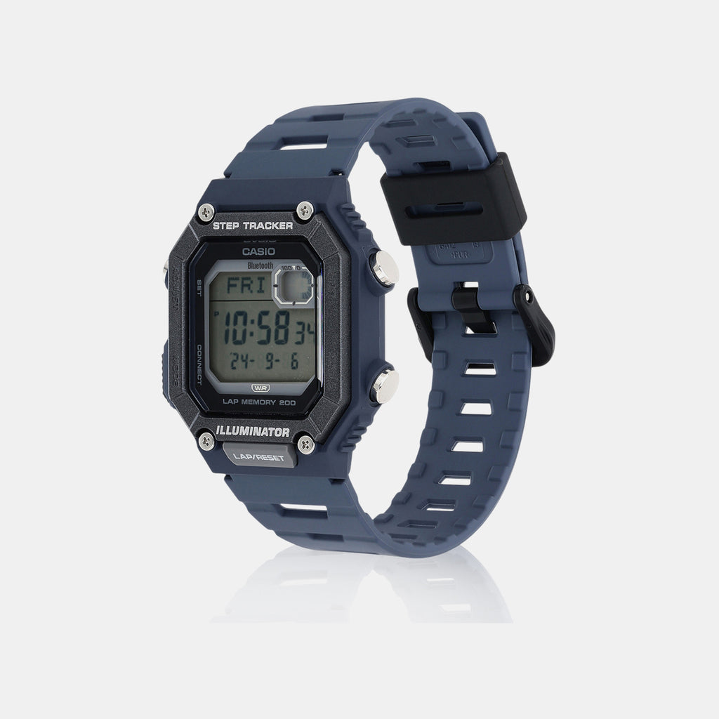 Youth Unisex Quartz Blue Dial Digital Resin Watch D353