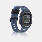 Youth Unisex Quartz Blue Dial Digital Resin Watch D353