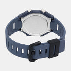 Youth Men Quartz Blue Dial Digital Resin Watch D353