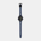 Youth Men Quartz Blue Dial Digital Resin Watch D353
